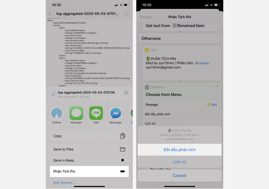 Hướng dẫn xem số lần sạc pin iPhone bằng shortcut - Hình 5 Hướng dẫn xem số lần sạc pin iPhone bằng shortcut - Hình 5