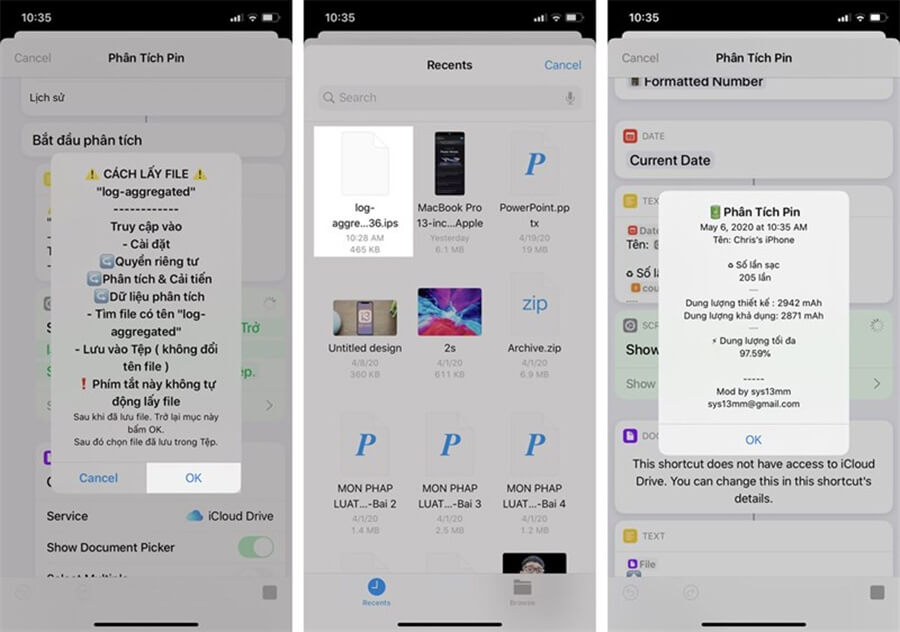 Hướng dẫn xem số lần sạc pin iPhone bằng shortcut - Hình 6 Hướng dẫn xem số lần sạc pin iPhone bằng shortcut - Hình 6
