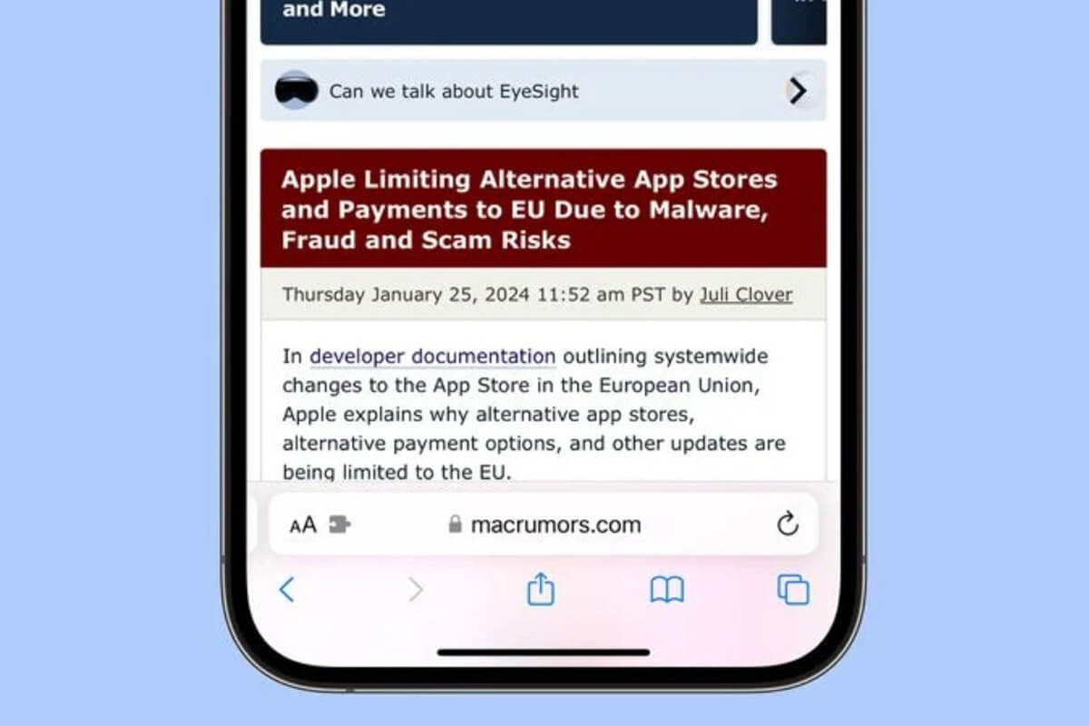 Khám phá những cải tiến đột phá có trong iOS 17.4 - Hình 10 Khám phá những cải tiến đột phá có trong iOS 17.4 - Hình 10