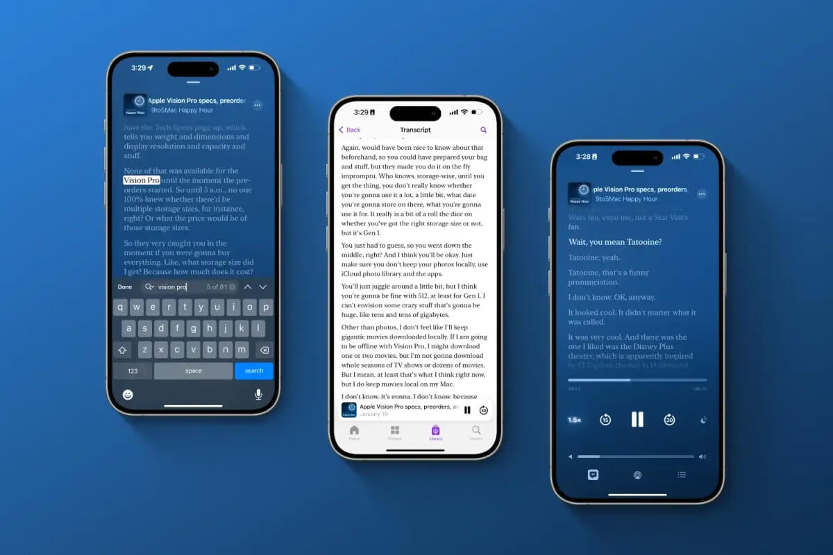 Apple Podcasts sẽ khuấy động người nghe podcast với tính năng mới trên iOS 17.4 Apple Podcasts sẽ khuấy động người nghe podcast với tính năng mới trên iOS 17.4
