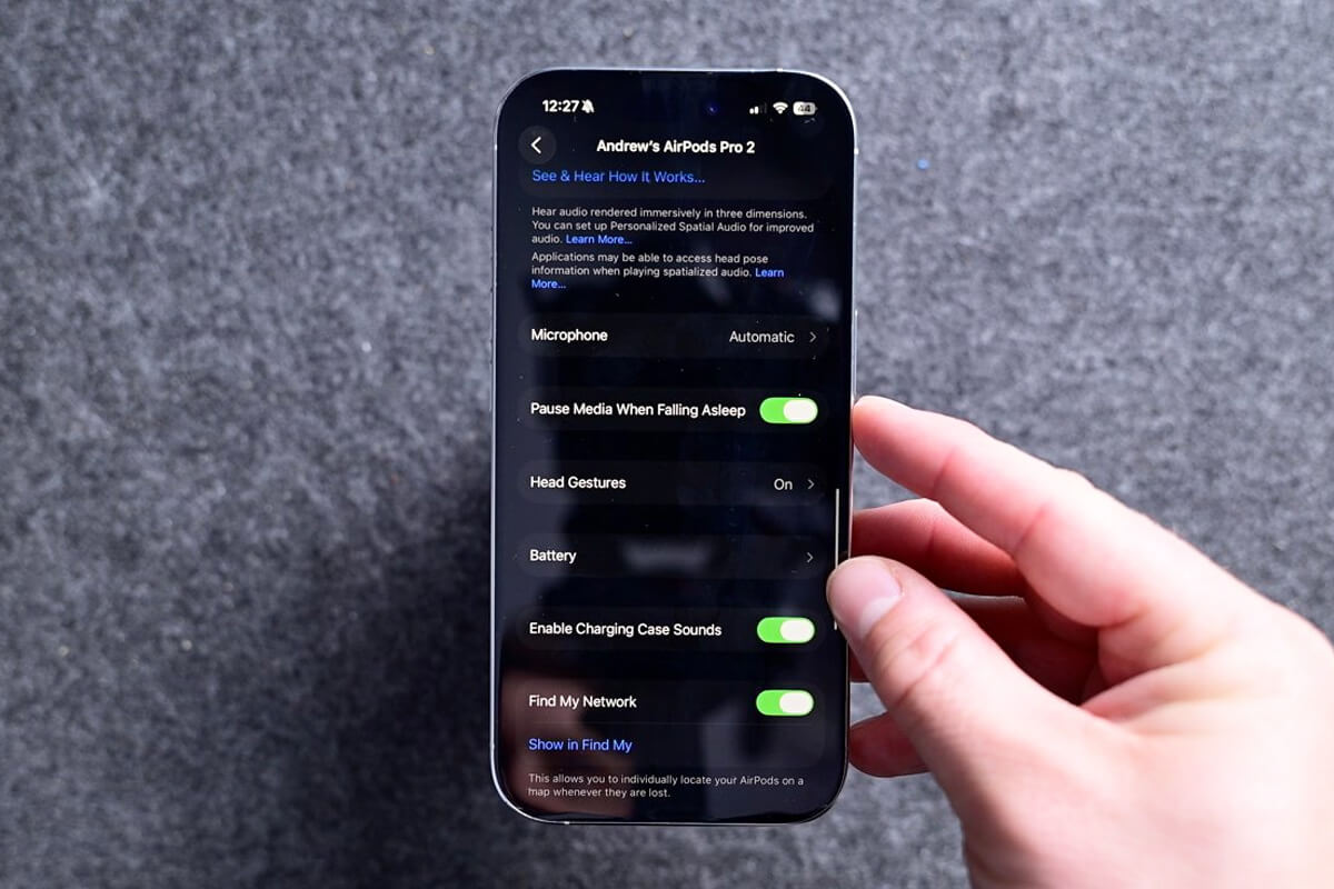 iOS 26 lột xác AirPods với 6 tính năng mới giúp bạn làm chủ âm thanh - Hình 4 iOS 26 mang đến tính năng mới cho AirPods - Hình 4