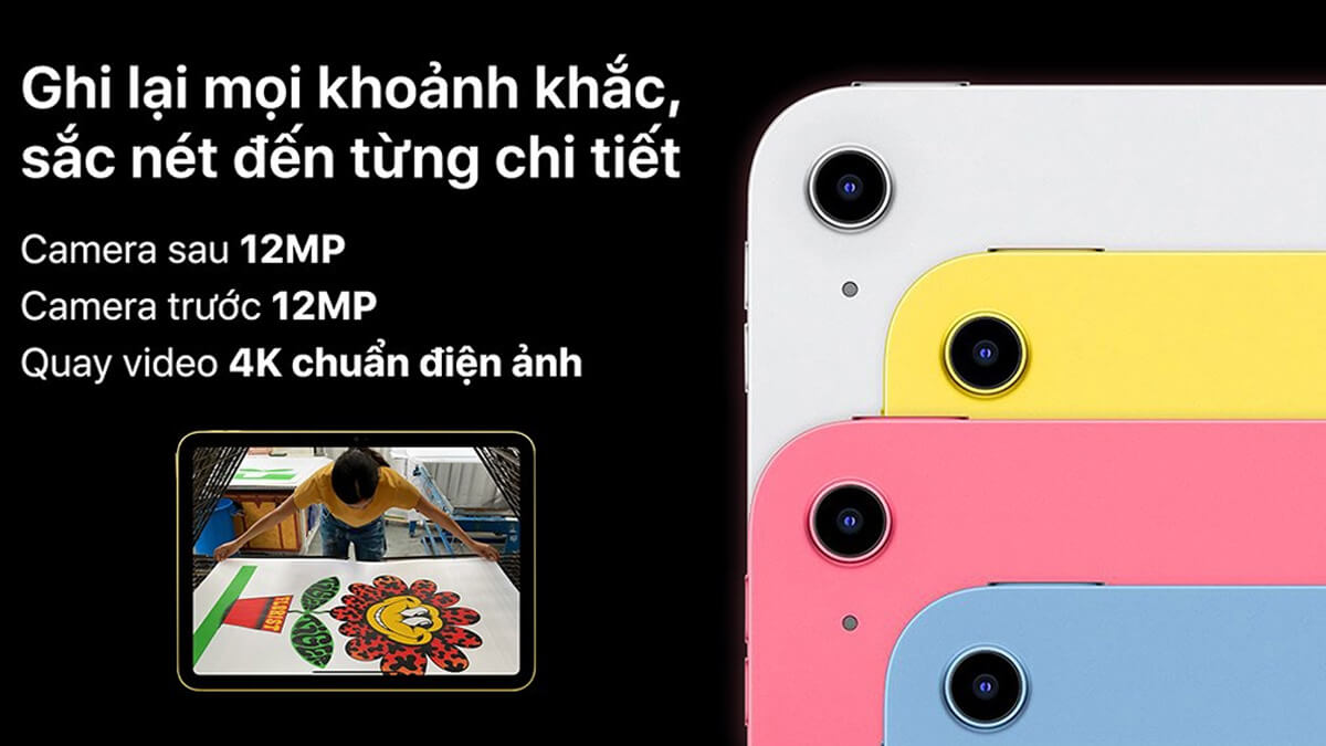 iPad A16 11-inch WIFI - Hình 5 Camera iPad A16
