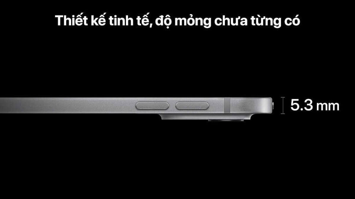 iPad Pro 11-inch 5G 2024 M4|512GB - Hình 1 Thiết kế iPad Pro 2024 512GB