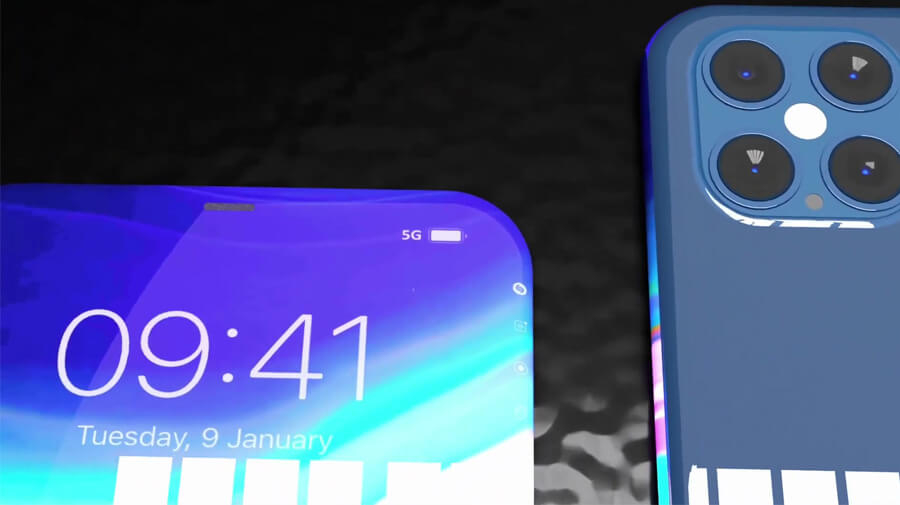 iPhone 13 "khoe sắc" trong bản concept mới: Không cổng Lightning - Hình 2 iPhone 13 "khoe sắc" trong bản concept mới: Không cổng Lightning - Hình 2