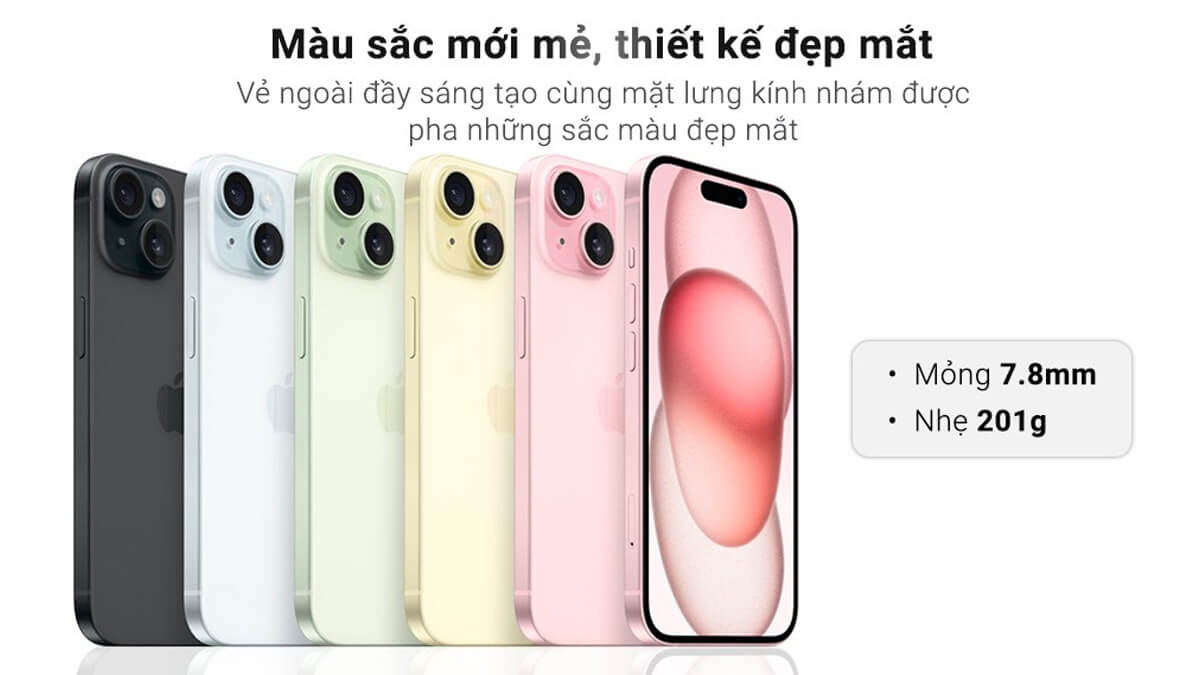 iPhone 15 Plus 128GB Chính Hãng - Thiết kế