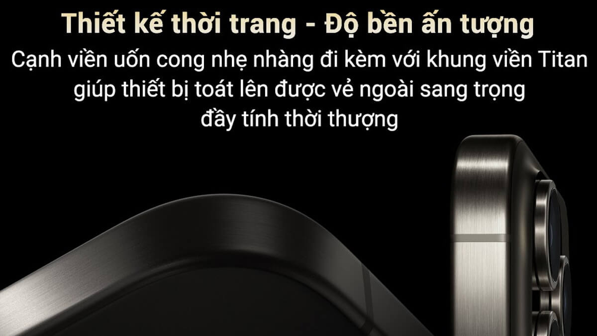 iPhone 15 Pro 256GB Quốc Tế - Thiết kế