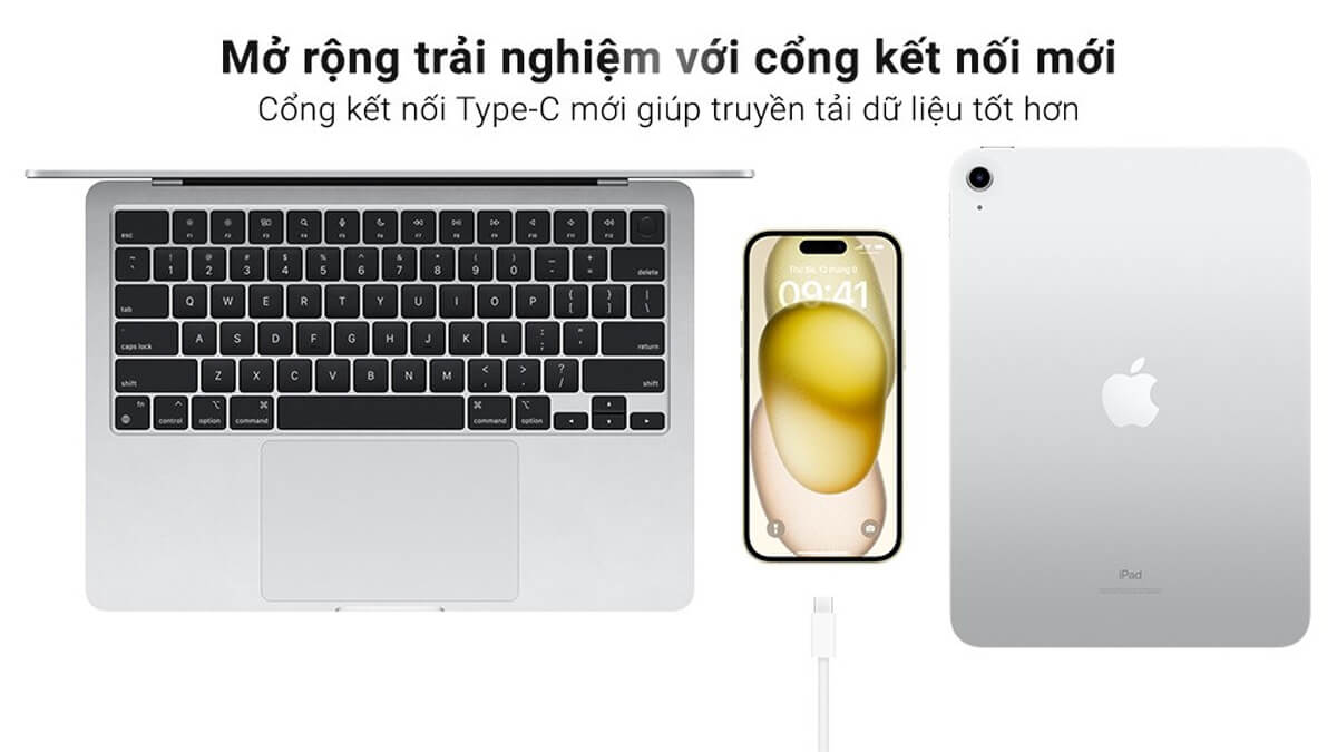 iPhone 15 128GB Chính Hãng - Cổng kết nối Type C