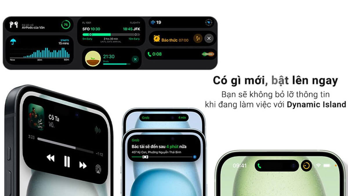iPhone 15 128GB Chính Hãng - Dynamic Island