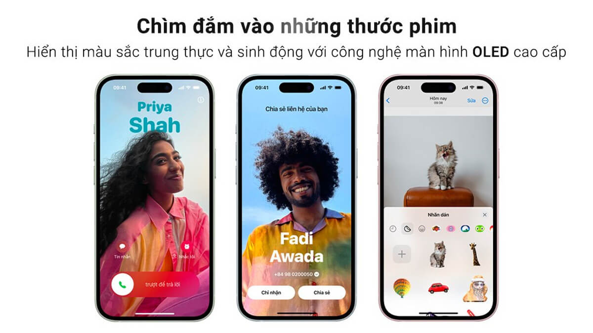 iPhone 15 128GB Chính Hãng - Màn hình