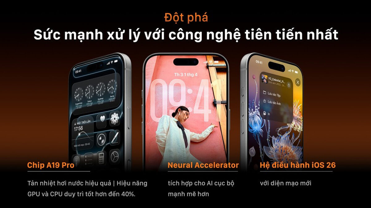 iPhone 17 Pro Max - Hiệu năng iPhone 17 Pro Max - Hiệu năng