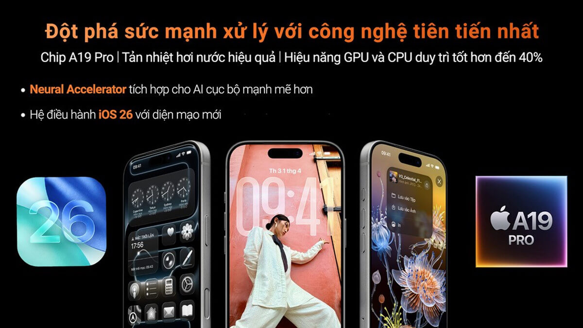 iPhone 17 Pro - Hiệu năng iPhone 17 Pro - Hiệu năng