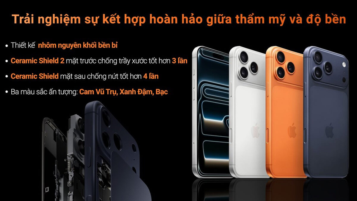 iPhone 17 Pro - Thiết kế iPhone 17 Pro - Thiết kế