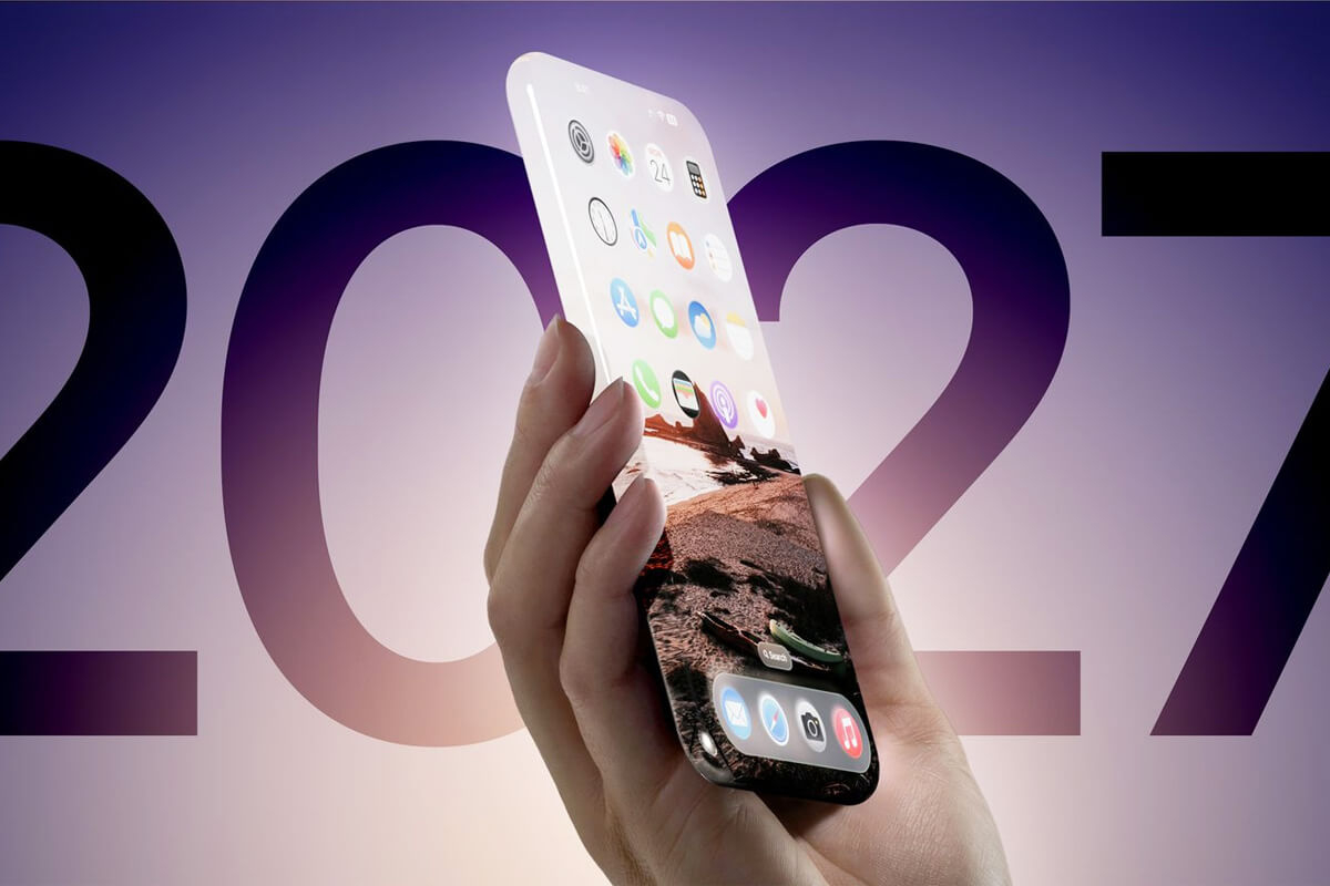 iPhone 20 với thiết kế Liquid Glass Concept iPhone 20 với thiết kế kính liền mạch Liquid Glass