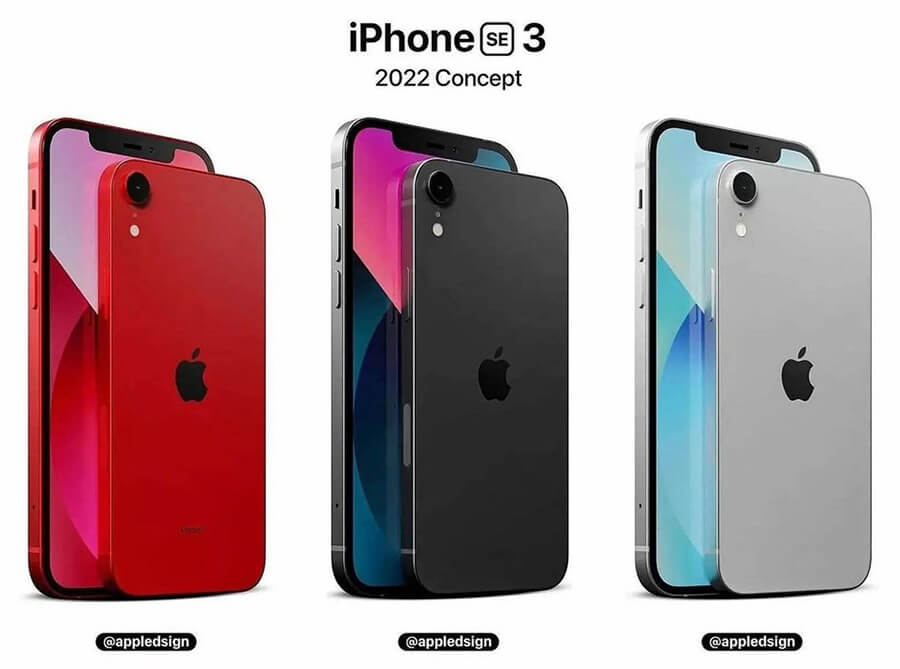 iPhone SE 3 và iPhone SE 3 Plus lộ diện thiết kế cực đẹp qua concept mới - Hình 1