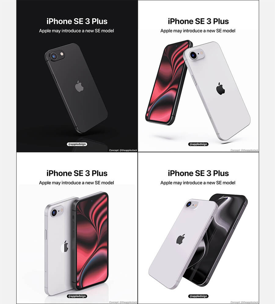 iPhone SE 3 và iPhone SE 3 Plus lộ diện thiết kế cực đẹp qua concept mới - Hình 2
