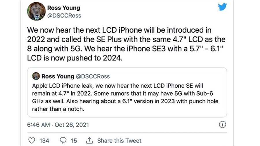 iPhone SE Plus có thể ra mắt vào năm 2022, còn iPhone SE 3 phải đến tận năm 2024