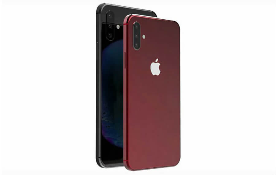 iPhone XI màu đỏ.