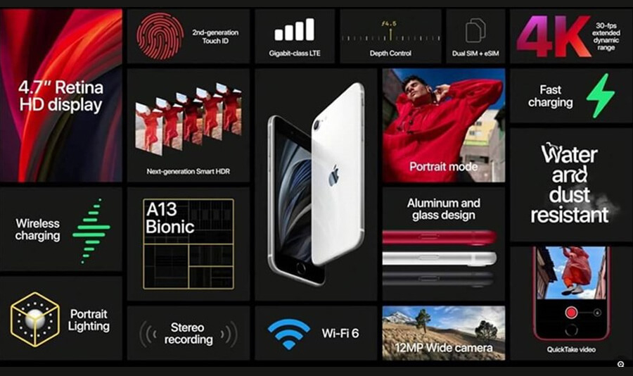 "Không kèn, không trống", Apple âm thầm ra mắt iPhone SE 2020 với giá từ 399 USD - Hình 4 "Không kèn, không trống", Apple âm thầm ra mắt iPhone SE 2020 với giá từ 399 USD - Hình 4