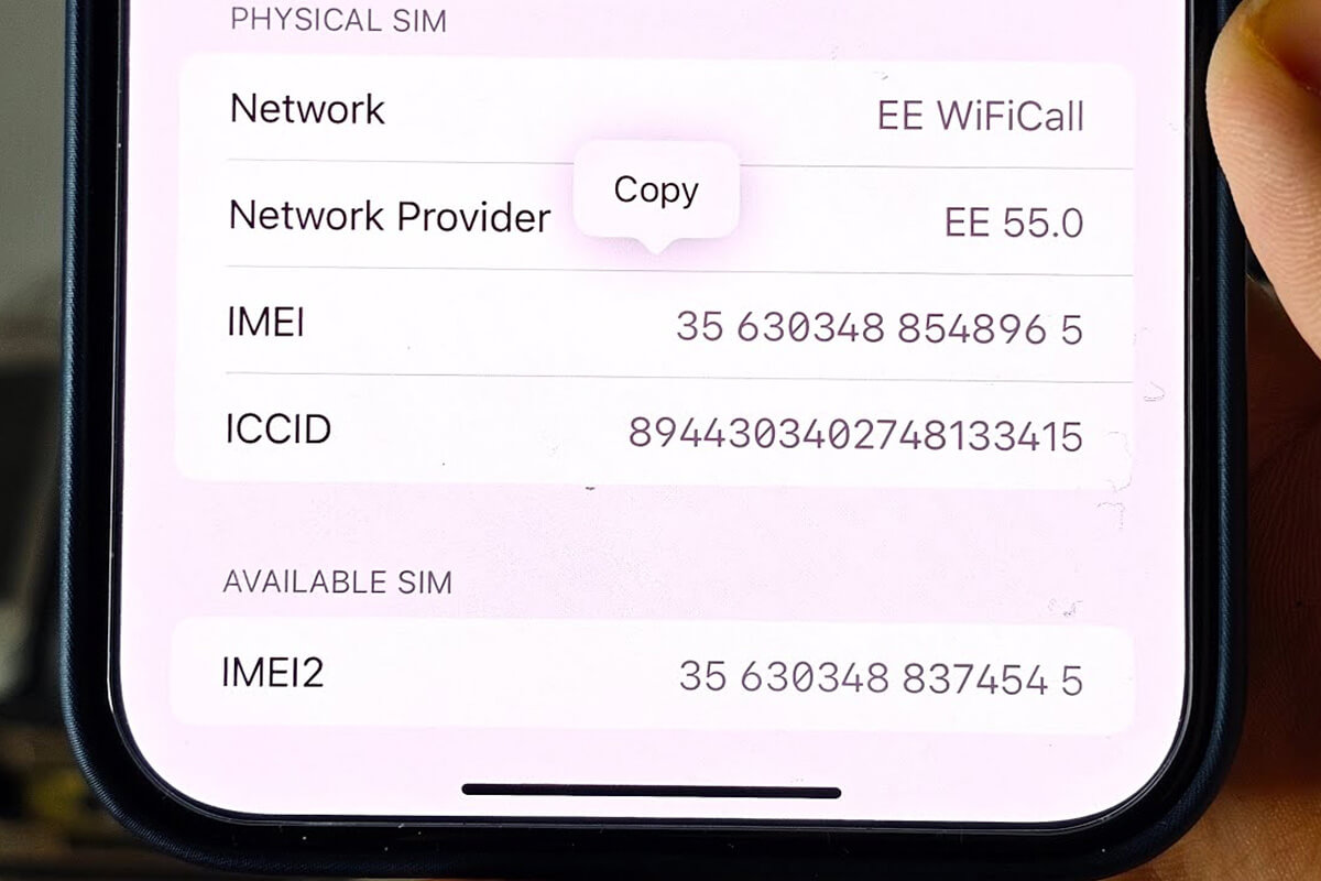 Cách kiểm tra số IMEI trên iPhone