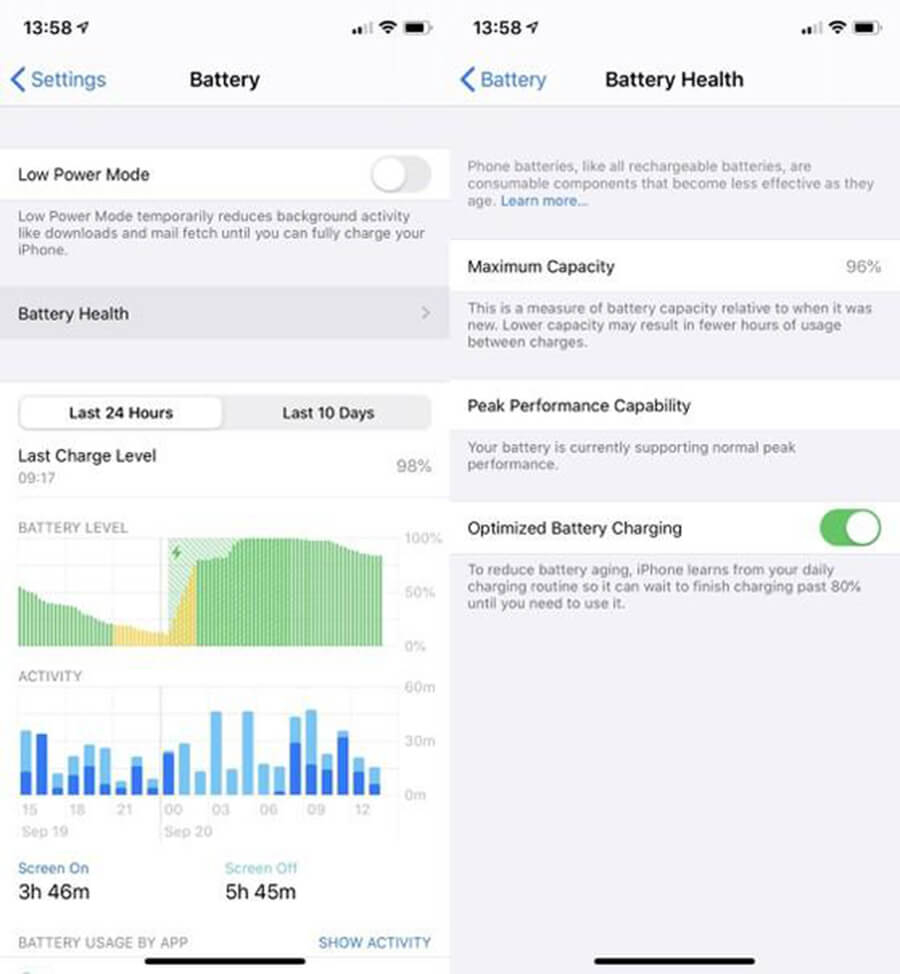 Lí do iPhone không sạc pin được quá 80% sau khi cập nhật lên iOS 13 - Hình 1 Lí do iPhone không sạc pin được quá 80% sau khi cập nhật lên iOS 13 - Hình 1