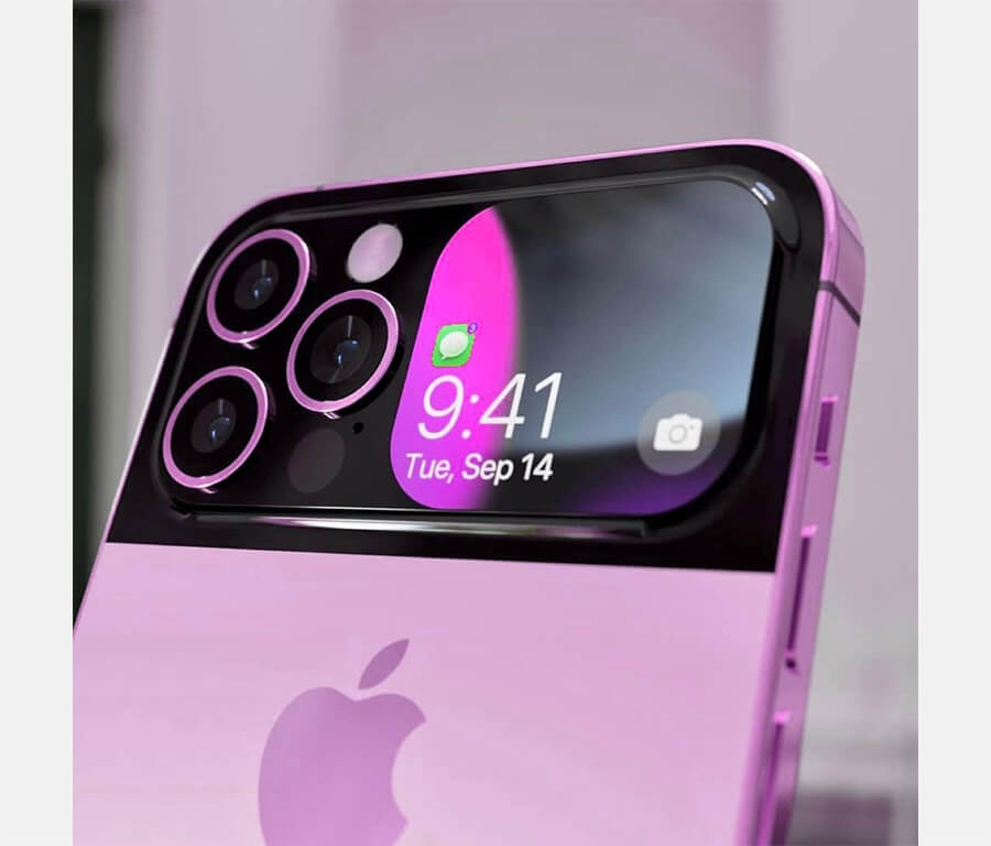 Lộ diện iPhone Flip màu hồng: Thiết kế vỏ sò như Z Flip3 5G, đảm bảo sẽ đốn tim chị em - Hình 2