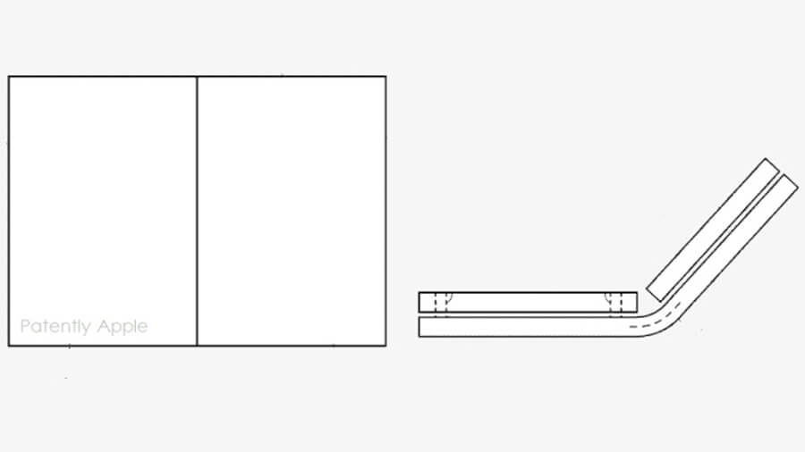 Lộ thiết kế một thiết bị gập đôi mới của Apple, có thể là iPad hoặc Notebook màn hình gập - Hình 1