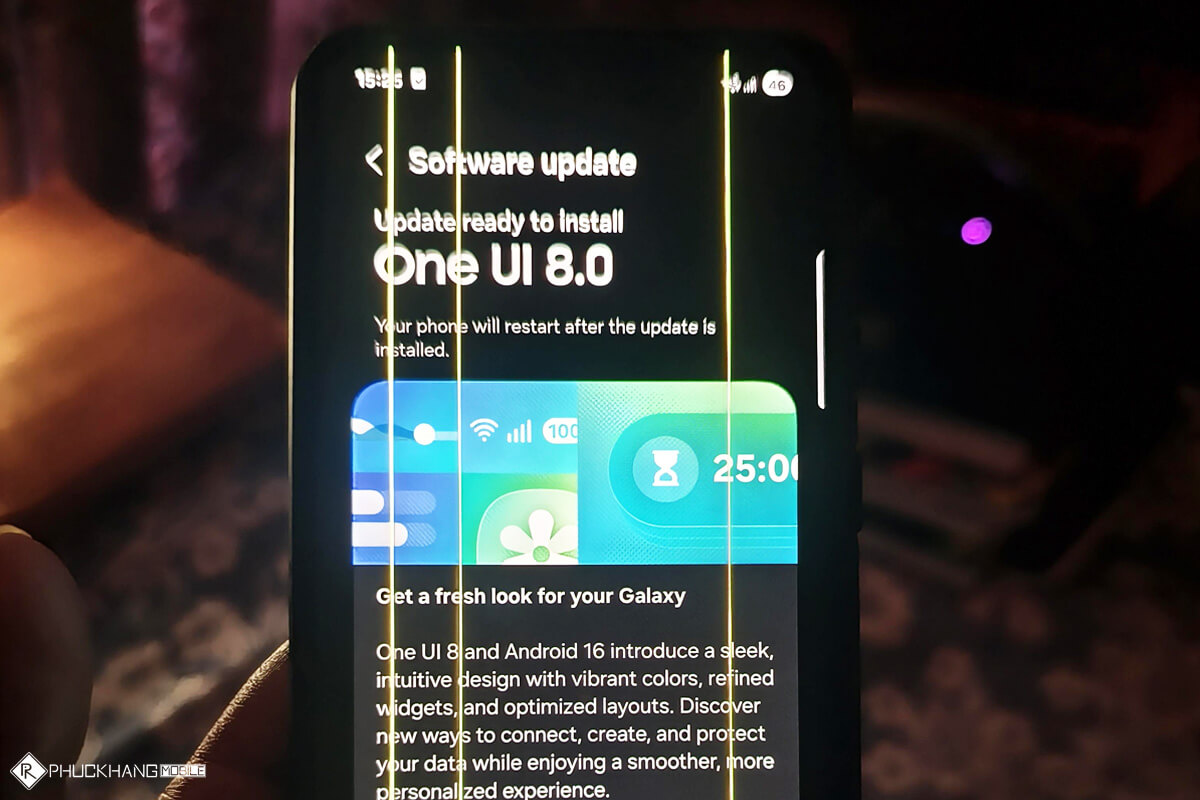 Lỗi sọc màn hình Samsung