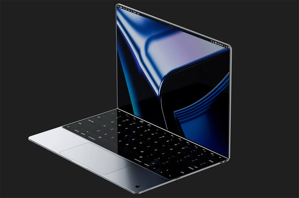 Cùng chiêm ngưỡng chiếc MacBook có đến 2 màn hình  Macbook 2 màn hình - Hình 1