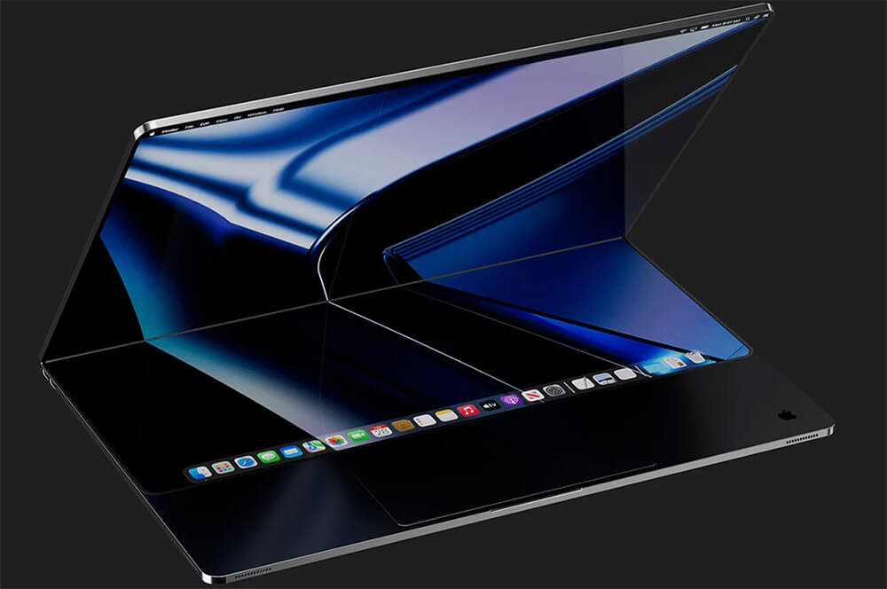 Cùng chiêm ngưỡng chiếc MacBook có đến 2 màn hình  Macbook 2 màn hình - Hình 3