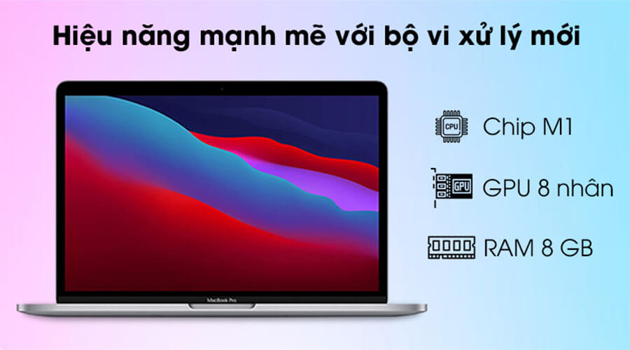 Apple Macbook Pro 13" (2020) M1 8GB/512GB - Hình 7