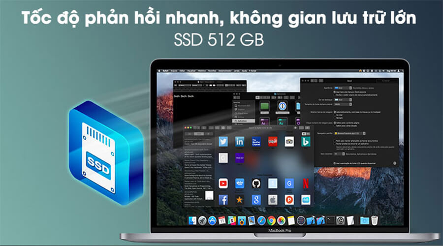 Apple Macbook Pro 13" (2020) i5 1.4GHz/8GB/512GB - Hình 7