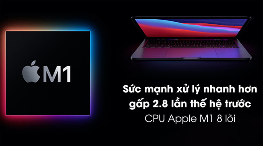 Apple Macbook Pro 13" (2020) M1 8GB/256GB - Hình 9