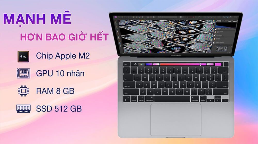 MacBook Pro 13-inch 2022 | M2 8GB/512GB - Hiệu năng