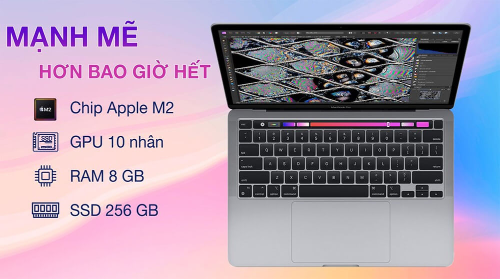 MacBook Pro 13-inch 2022 | M2 8GB/256GB - Hiệu năng
