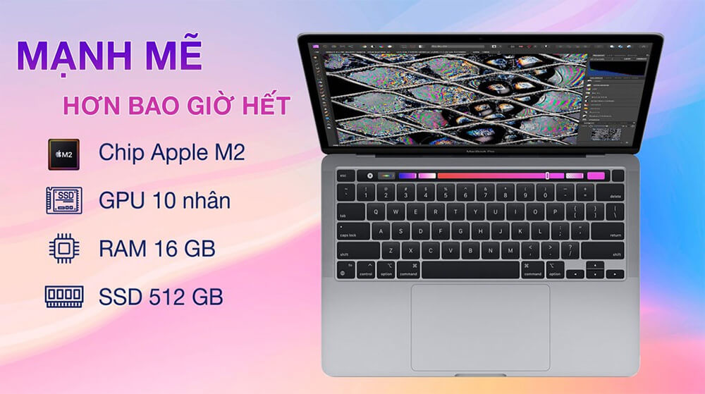 MacBook Pro 13-inch 2022 | M2 16GB/512GB - Hiệu năng