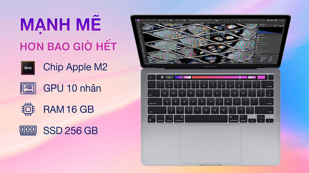 MacBook Pro 13-inch 2022 | M2 16GB/256GB - Hiệu năng