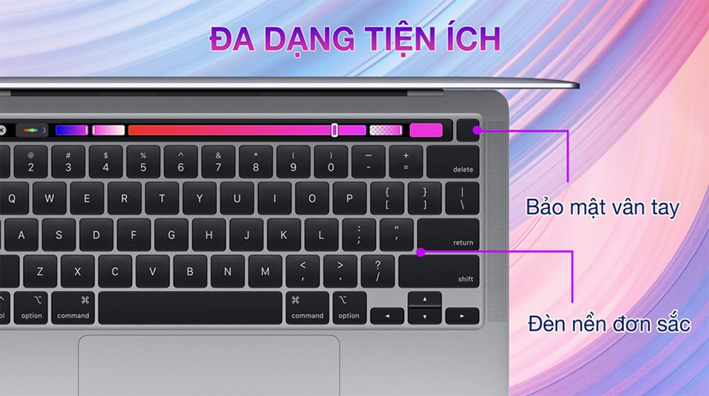 MacBook Pro 13-inch 2022 | M2 16GB/512GB - Tiện ích