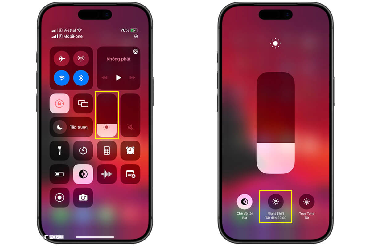 Màn hình iPhone 13 series bị vàng: Nguyên nhân & cách khắc phục hiệu quả - Hình 2 Tắt chế độ Night Shift