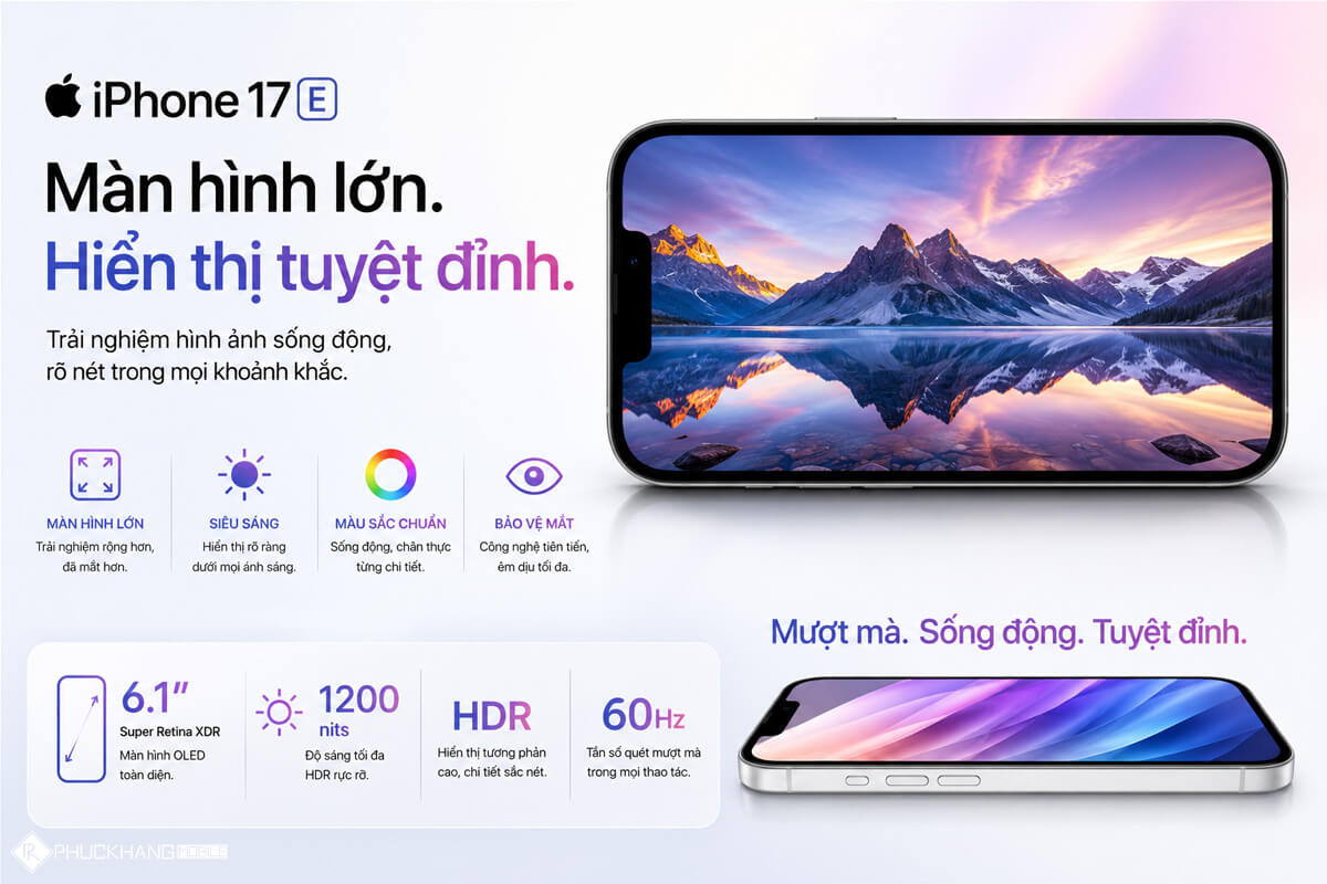 Màn hình iPhone 17E Màn hình iPhone 17E