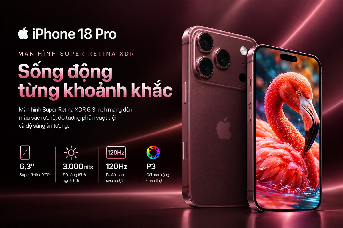 Màn hình iPhone 18 Pro