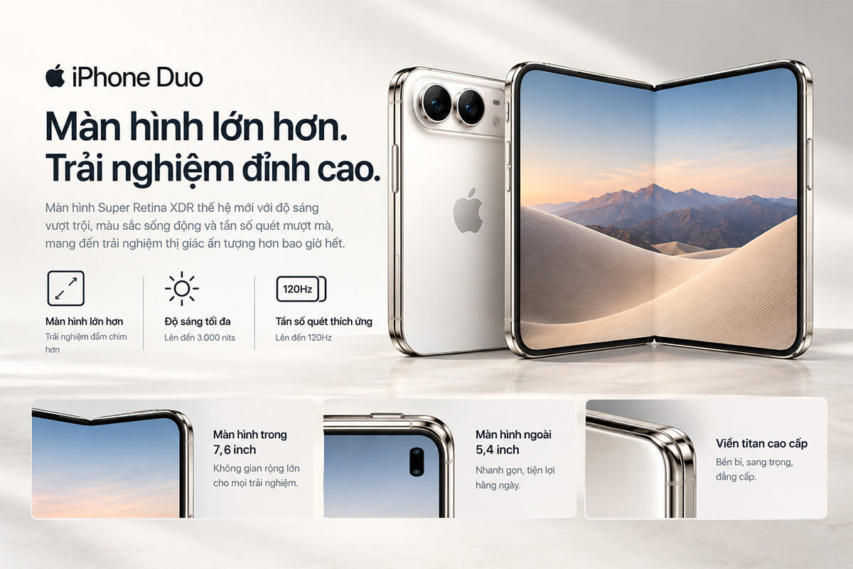 Màn hình iPhone Duo