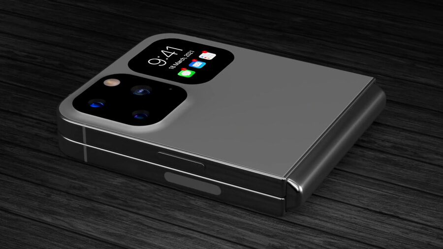 Mê mẩn trước concept iPhone 13 màn hình gập, có màn hình thứ 2 ở mặt sau - HÌnh 2 Mê mẩn trước concept iPhone 13 màn hình gập, có màn hình thứ 2 ở mặt sau - HÌnh 2