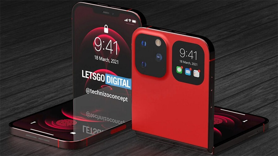 Mê mẩn trước concept iPhone 13 màn hình gập, có màn hình thứ 2 ở mặt sau - HÌnh 1 Mê mẩn trước concept iPhone 13 màn hình gập, có màn hình thứ 2 ở mặt sau - HÌnh 1
