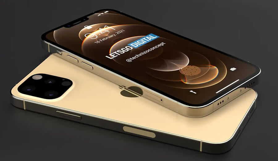 Mê mẩn trước concept iPhone 13 Pro (12s Pro): Tai thỏ nhỏ gọn, cảm biến vân tay dưới màn hình - Hình 3 Mê mẩn trước concept iPhone 13 Pro (12s Pro): Tai thỏ nhỏ gọn, cảm biến vân tay dưới màn hình - Hình 3