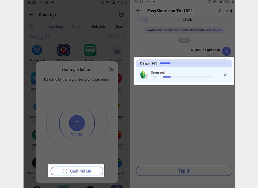 Mẹo chia sẻ dữ liệu từ Android sang Android hoặc sang iOS cực dễ - Hình 3 Mẹo chia sẻ dữ liệu từ Android sang Android hoặc sang iOS cực dễ - Hình 3