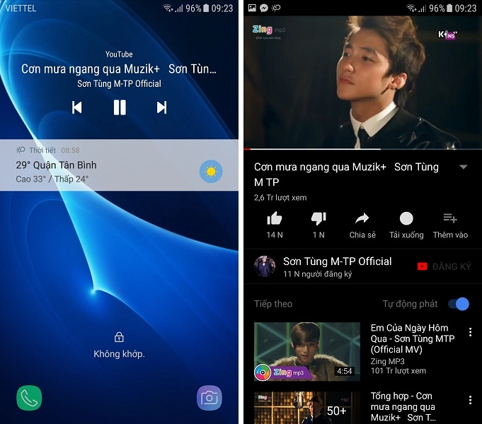 Mẹo nghe nhạc YouTube trên iPhone, smartphone Android khi tắt màn hình - Hình 9 Mẹo nghe nhạc YouTube trên iPhone, smartphone Android khi tắt màn hình - Hình 9