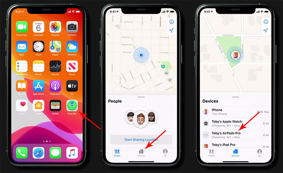 Mẹo nhỏ giúp tìm lại tai nghe AirPods, AirPods Pro thất lạc - Hình 2 Mẹo nhỏ giúp tìm lại tai nghe AirPods, AirPods Pro thất lạc - Hình 2
