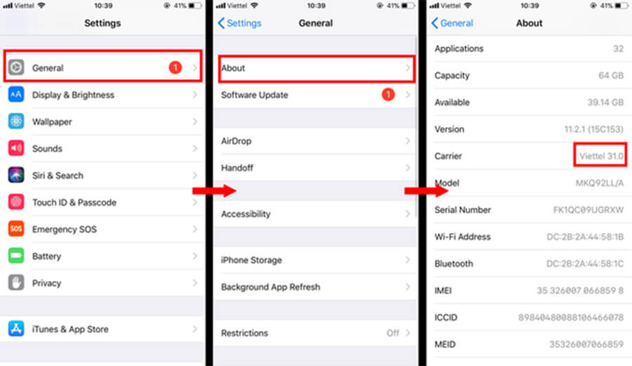Mẹo phân biệt iPhone Lock và iPhone quốc tế chỉ trong vài giây, không lo "tiền mất tật mang" - Hình 3 Mẹo phân biệt iPhone Lock và iPhone quốc tế chỉ trong vài giây, không lo "tiền mất tật mang" - Hình 3