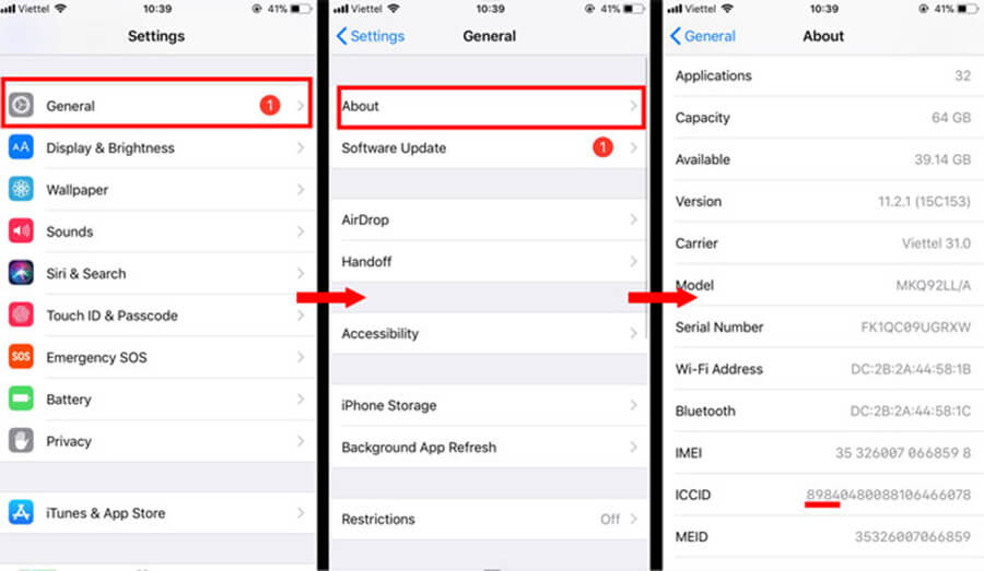 Mẹo phân biệt iPhone Lock và iPhone quốc tế chỉ trong vài giây, không lo "tiền mất tật mang" - Hình 5 Mẹo phân biệt iPhone Lock và iPhone quốc tế chỉ trong vài giây, không lo "tiền mất tật mang" - Hình 5
