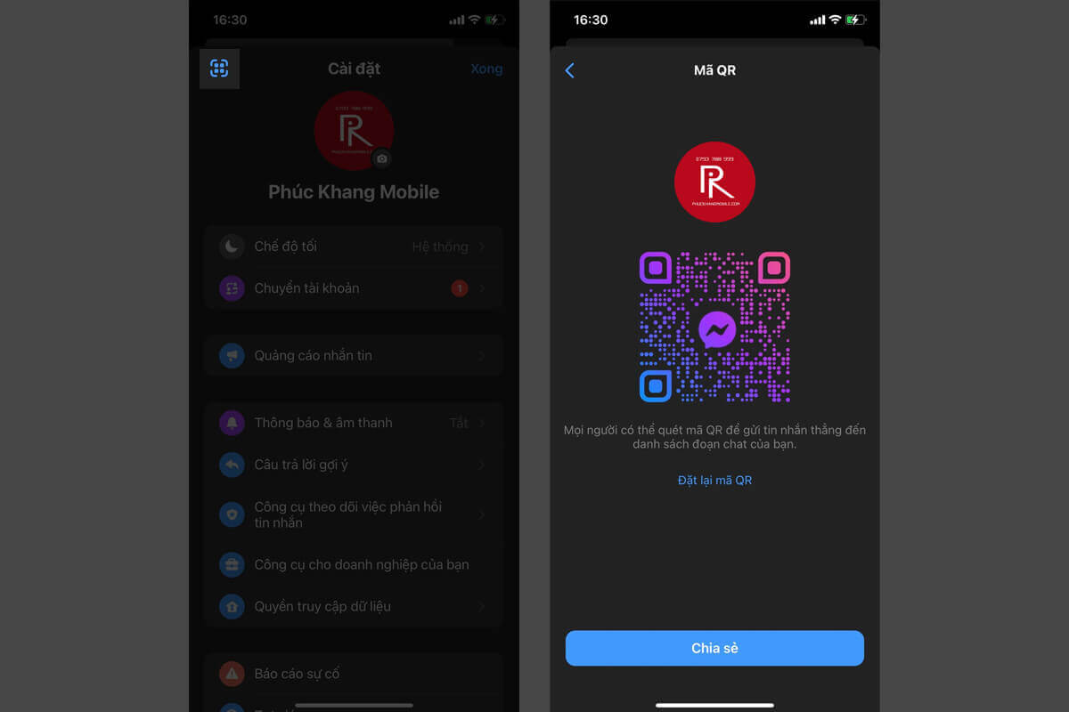 Cách thêm bạn bằng QR Messenger để kết nối liên lạc nhanh chóng hơn - Hình 2 Cách thêm bạn bằng QR Messenger - Hình 2